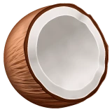 Coconut emoji on WhatsApp