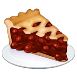 Pie emoji on WhatsApp