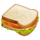 Sandwich emoji, WhatsApp design