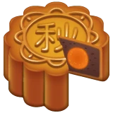 Moon Cake emoji on WhatsApp