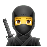 Ninja emoji on WhatsApp
