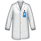 Lab Coat emoji on WhatsApp