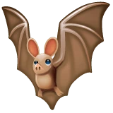 Bat emoji on WhatsApp