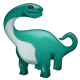 Sauropod emoji on WhatsApp