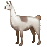 Llama emoji, WhatsApp design