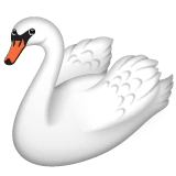 Swan emoji on WhatsApp