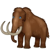 Mammoth emoji on WhatsApp