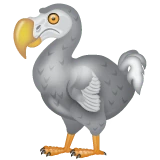 Dodo emoji on WhatsApp