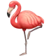 Flamingo emoji, WhatsApp design