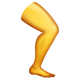 Leg emoji, WhatsApp design