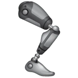 Mechanical Leg emoji on WhatsApp