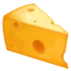 Cheese Wedge emoji, WhatsApp design