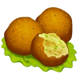 Falafel emoji on WhatsApp