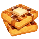Waffle emoji on WhatsApp