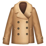 Coat emoji on WhatsApp