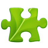 Puzzle Piece emoji on WhatsApp