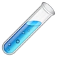 Test Tube emoji, WhatsApp design