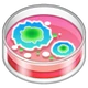 Petri Dish emoji, WhatsApp design
