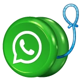 Yo-yo emoji on WhatsApp