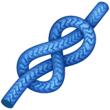 Knot emoji as drawn by WhatsApp