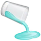 Pouring Liquid emoji, WhatsApp design