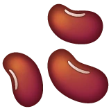 Beans emoji on WhatsApp