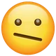 Face With Diagonal Mouth emoji, WhatsApp design