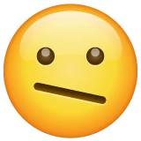 Face With Diagonal Mouth emoji on WhatsApp