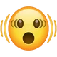 Shaking Face emoji, WhatsApp design