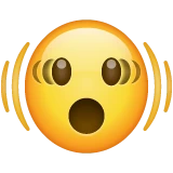 Shaking Face emoji on WhatsApp
