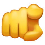Index Pointing at the Viewer emoji on WhatsApp