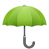 Umbrella emoji on WhatsApp