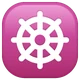 Wheel Of Dharma emoji, WhatsApp design