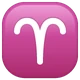Aries emoji, WhatsApp design