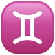 Gemini emoji, WhatsApp design