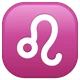 Leo emoji, WhatsApp design