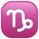 Capricorn emoji, WhatsApp design