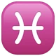 Pisces emoji, WhatsApp design