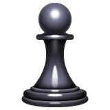 Chess Pawn emoji on WhatsApp