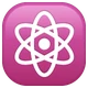Atom Symbol emoji, WhatsApp design