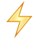 High Voltage emoji on WhatsApp