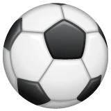 Soccer Ball emoji on WhatsApp