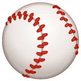 Baseball emoji on WhatsApp
