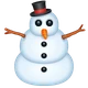 Snowman Without Snow emoji, WhatsApp design