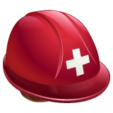 Rescue Worker’s Helmet emoji on WhatsApp