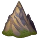 Mountain emoji, WhatsApp design