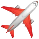 Airplane emoji, WhatsApp design