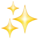Sparkles emoji, WhatsApp design