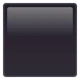 Black Large Square emoji, WhatsApp design