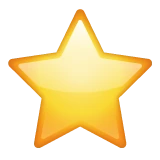 Star emoji on WhatsApp